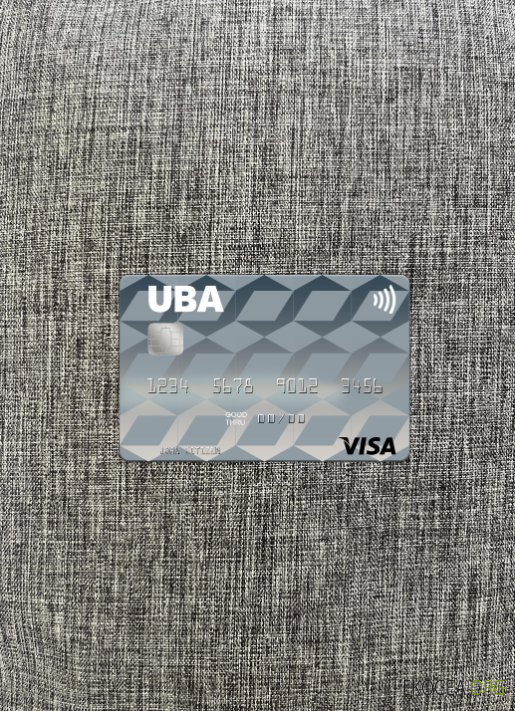 Albanie Banque unie d'Albanie carte visa photolook , avant